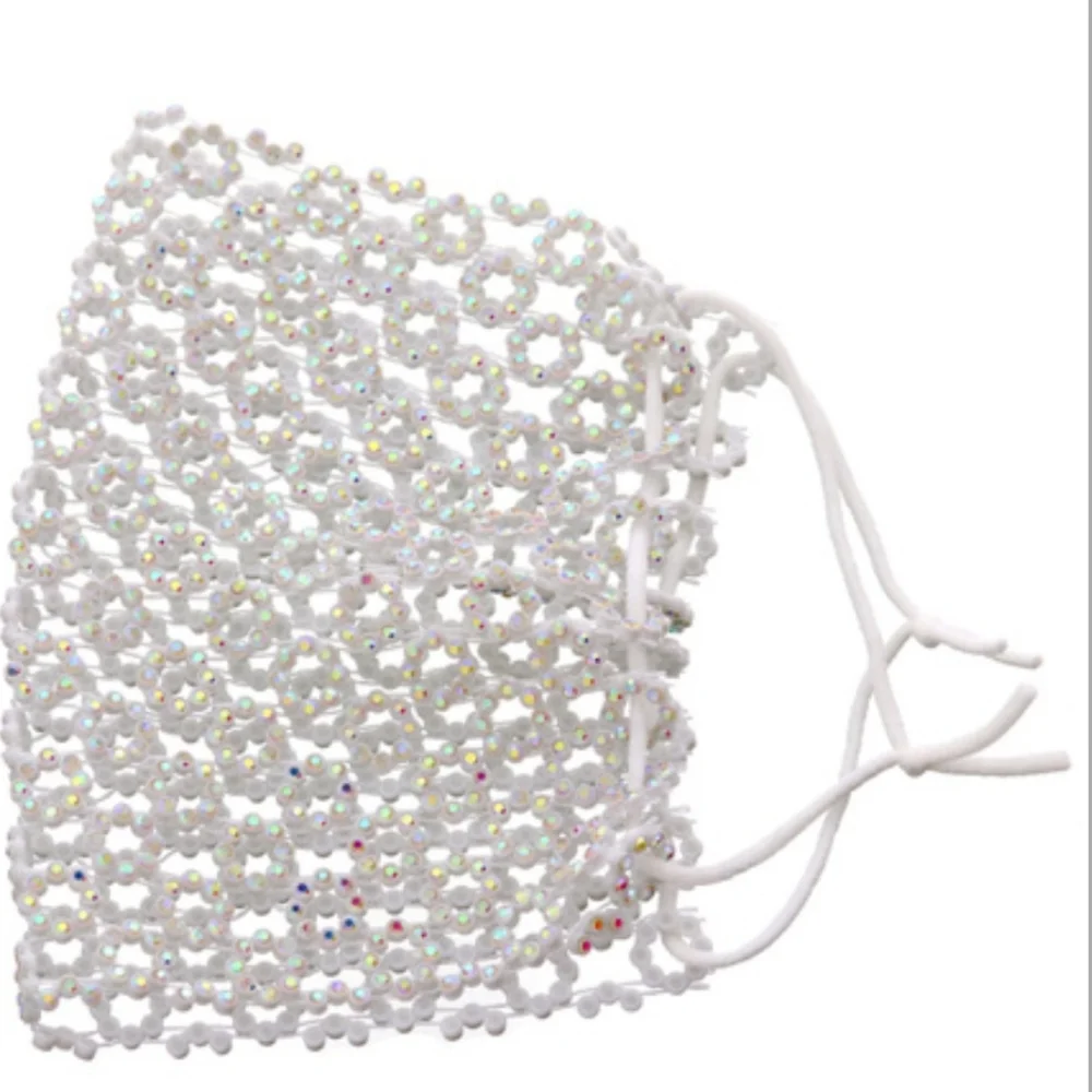 Rhinestone Fashion Face Mask